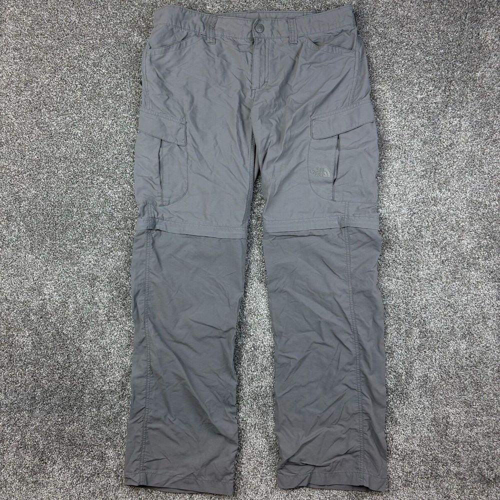 The North Face Horizon II Pants Women's 36x30 Gray Convertible Hiking Outdoor